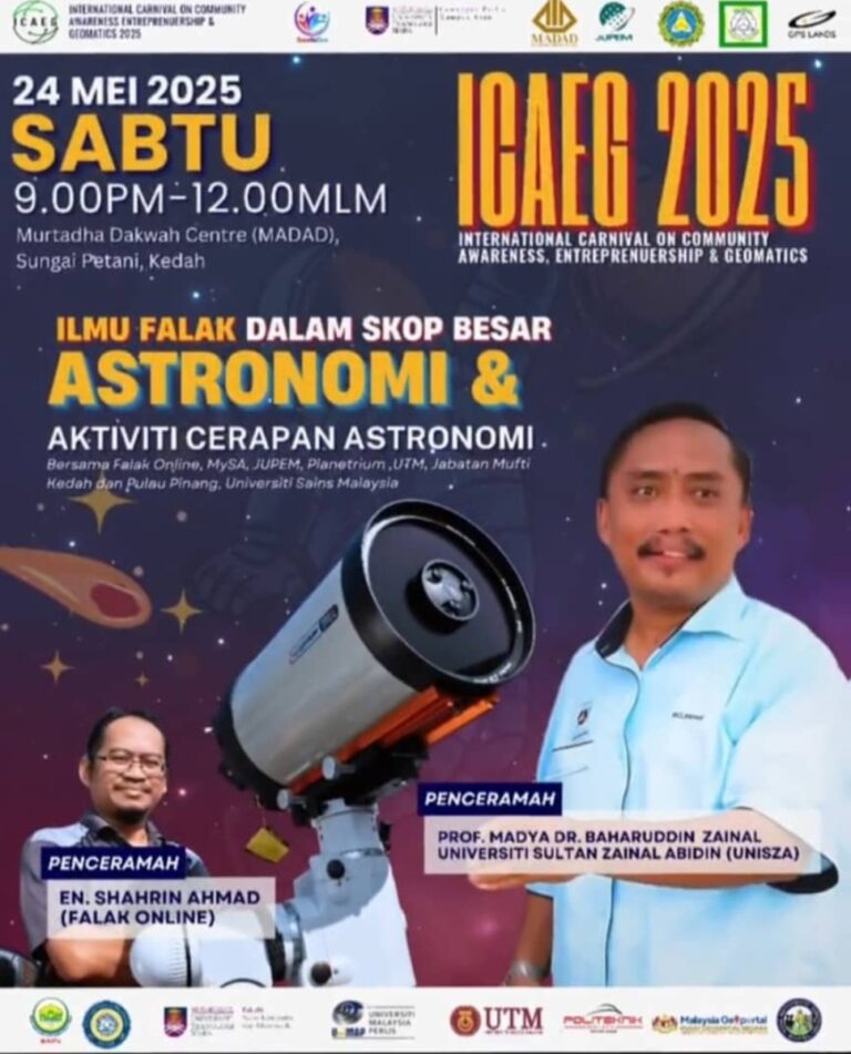 ICAEG 2025 Hadirkan Malam Astronomi yang Edukatif dan Menginspirasi
