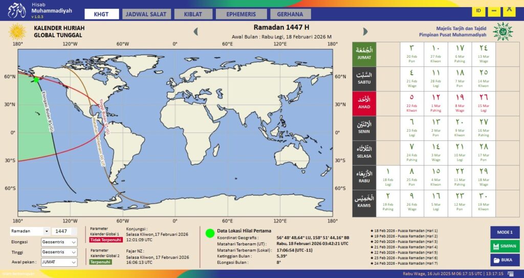 HISTORISITAS APLIKASI KALENDER HIJRIAH GLOBAL TUNGGAL